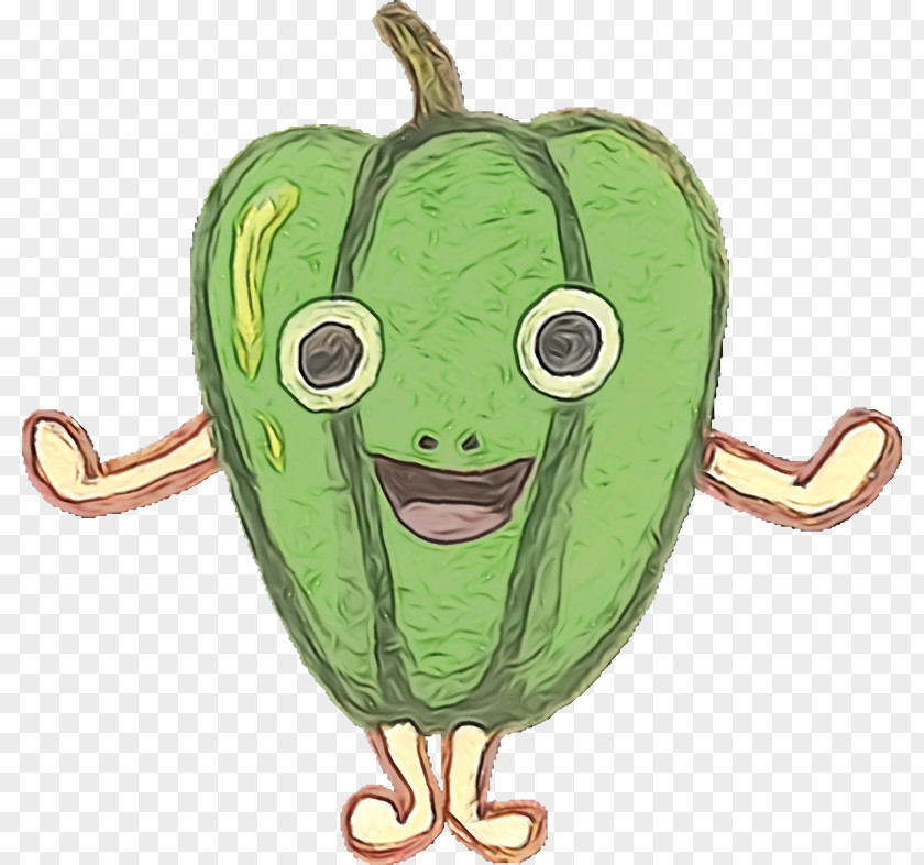 Insect Character Green Cartoon Fruit PNG