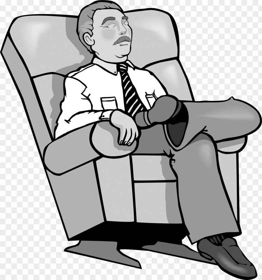 Man Sitting Clip Art PNG