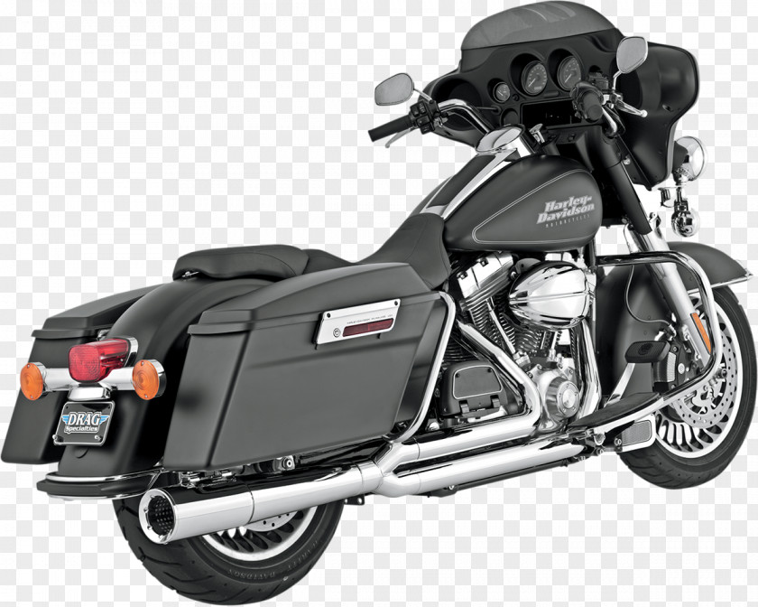 Motorcycle Exhaust System Harley-Davidson Touring Street Glide PNG