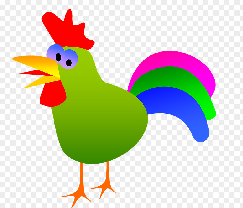 Tweety Bird Rooster Clip Art Hamburg Chicken Cartoon Vector Graphics PNG