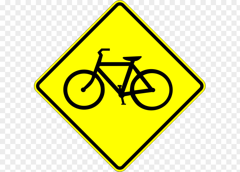 Bicycle Traffic Sign Warning Stop PNG