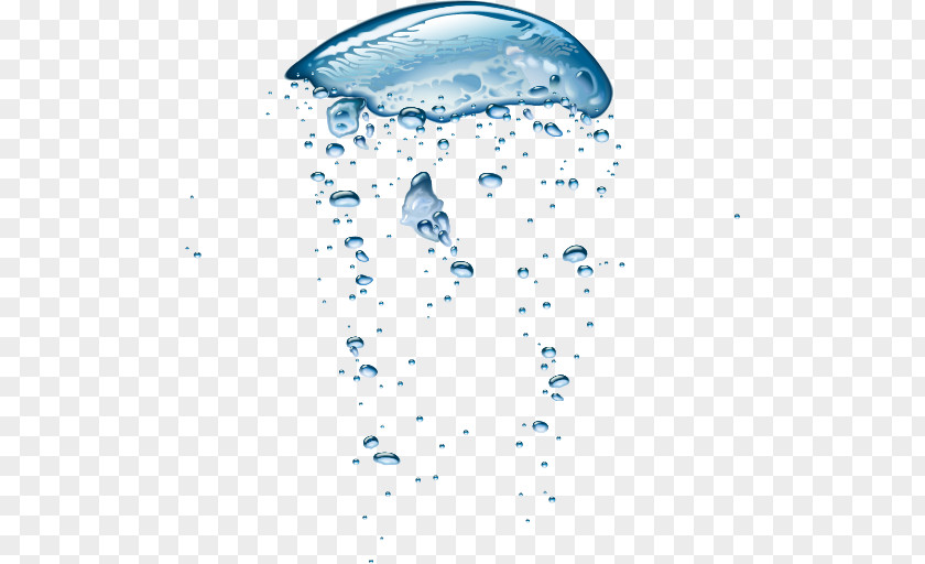 Blue Water Droplets Drop Bubble Shutterstock PNG