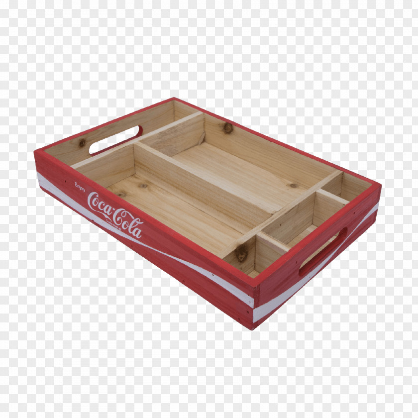 Coca Cola Coca-Cola Wooden Box Crate Tray PNG