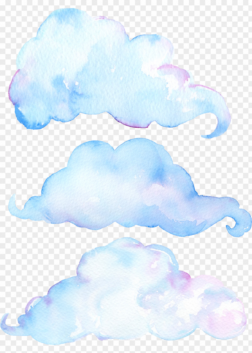Hand-painted Cloud Decorative Patterns Drawing Cartoon Pattern PNG