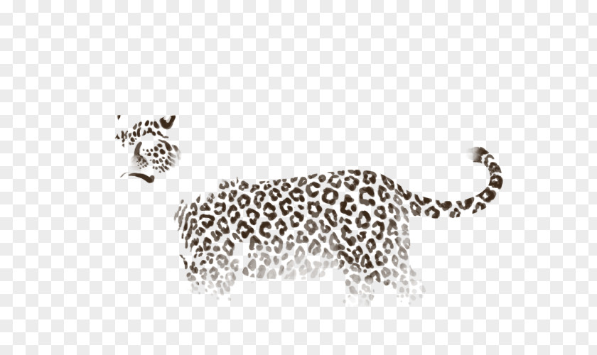 Leopard Jaguar Body Jewellery White Font PNG