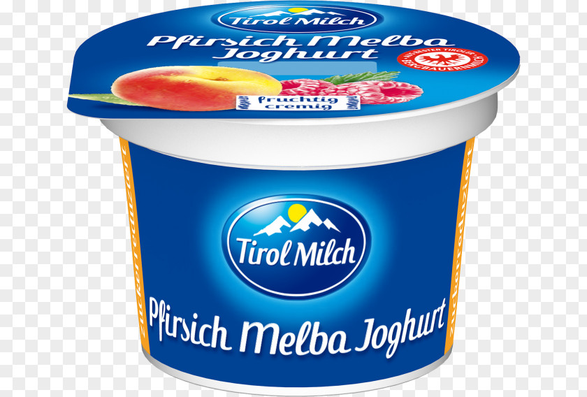 Peach Yogurt Crème Fraîche Melba Milk Yoghurt Cream Cheese PNG