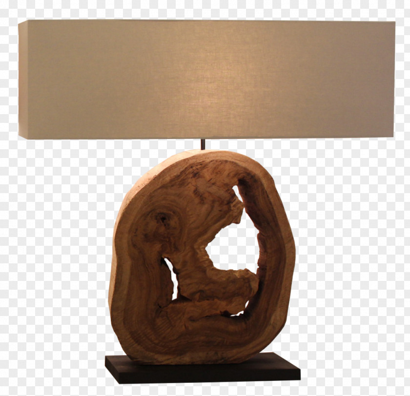 Table Lamp Driftwood Lighting Furniture PNG