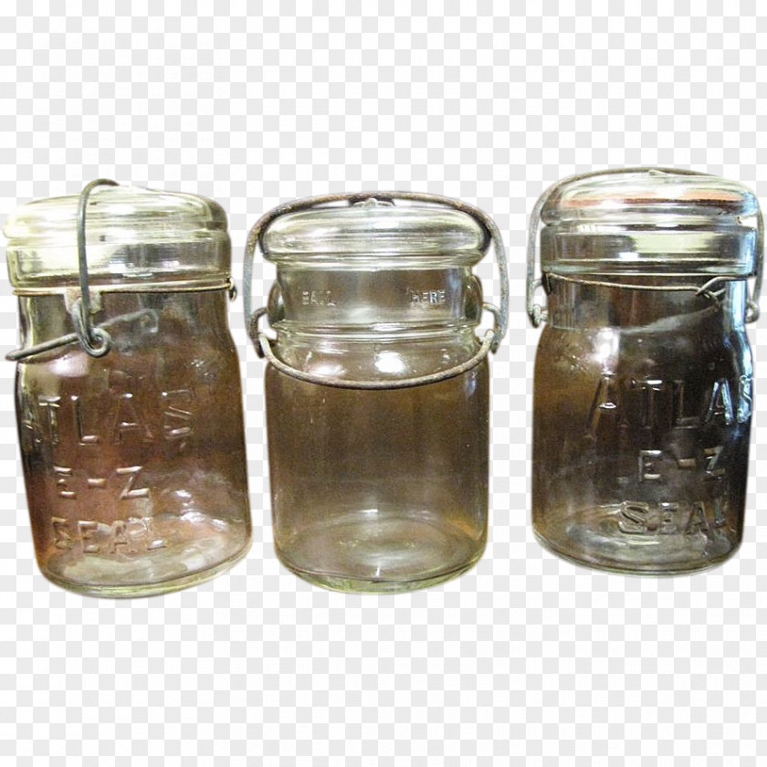 Glass Mason Jar Bottle PNG