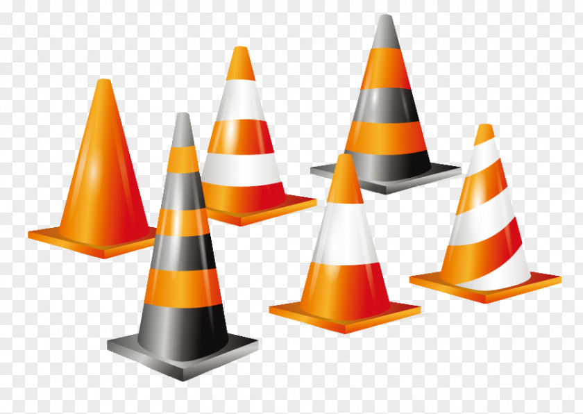 Orange Hammer Roadblocks Barricade Euclidean Vector Download PNG