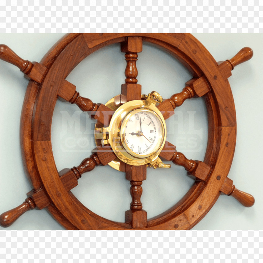 Ship Ship's Wheel Wall Decal PNG