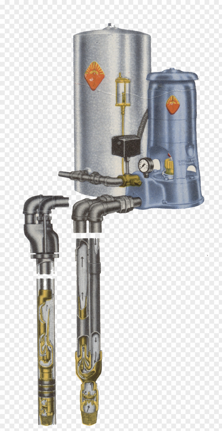 Water Pump Machine Cylinder PNG