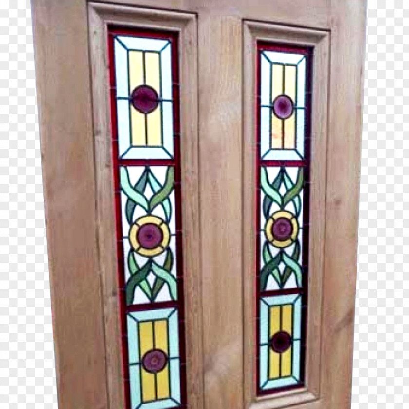 Window Stained Glass Sliding Door PNG