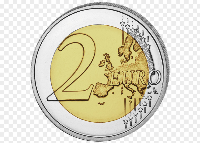 50 Fen Coins Euro 2 Coin Banknotes PNG