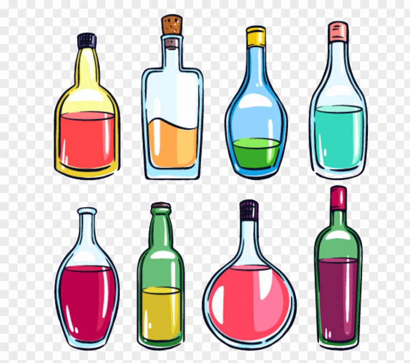 Bottle Beer Wine Barbecue Glass PNG