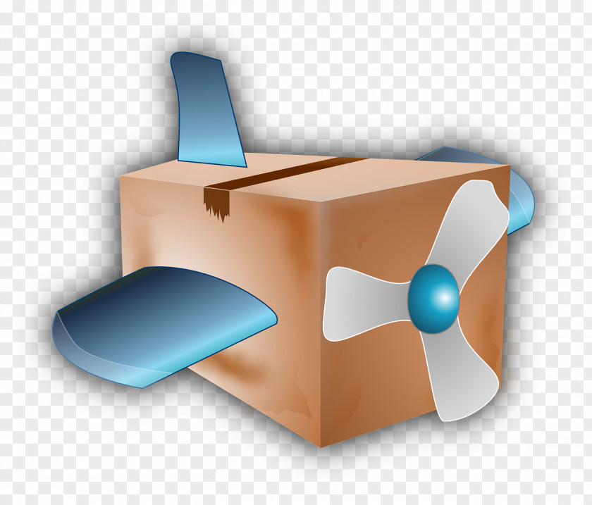 Engineer Airplane Box Carton Clip Art PNG