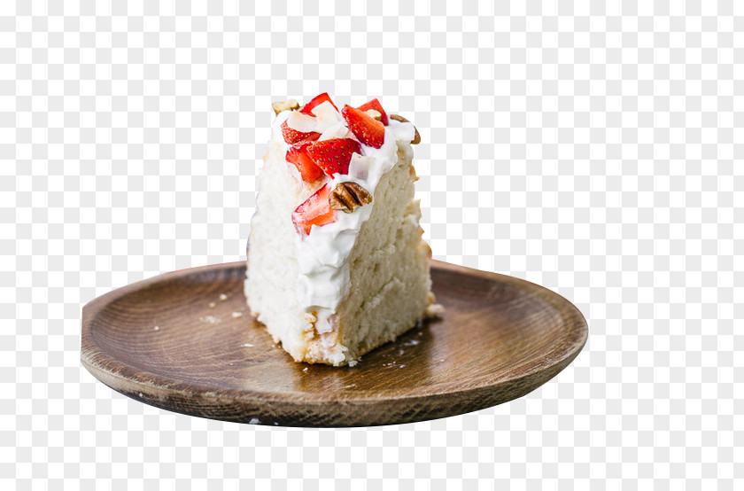 Strawberry Dessert Block Ice Cream Angel Food Cake Frosting & Icing Cupcake Chiffon PNG