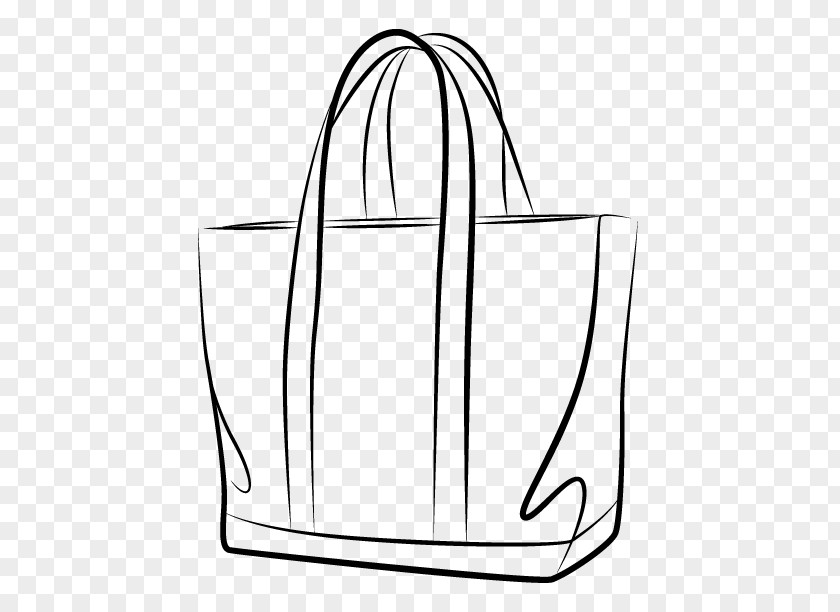 White Bag Drawing Handbag Tote Sketch PNG