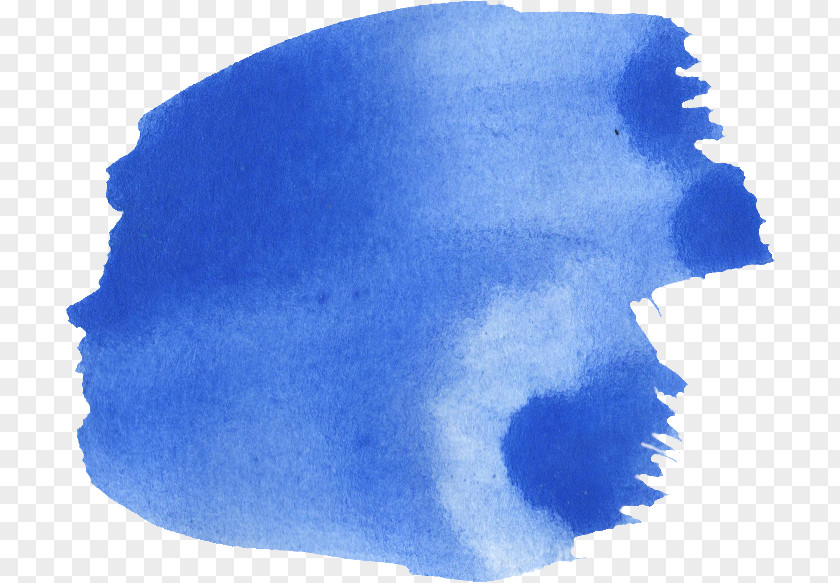 Blue Watercolor Cobalt Azure Painting PNG