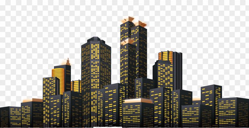City Night Vector New York Skyline Royalty-free Illustration PNG