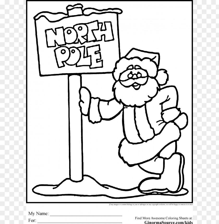 Elf Cartoon Images South Pole North Santa Claus Lane Coloring Book PNG
