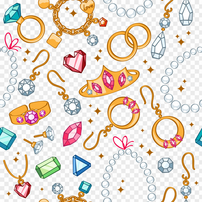 Jewelry Shading Background Earring Jewellery Cartoon Gemstone PNG