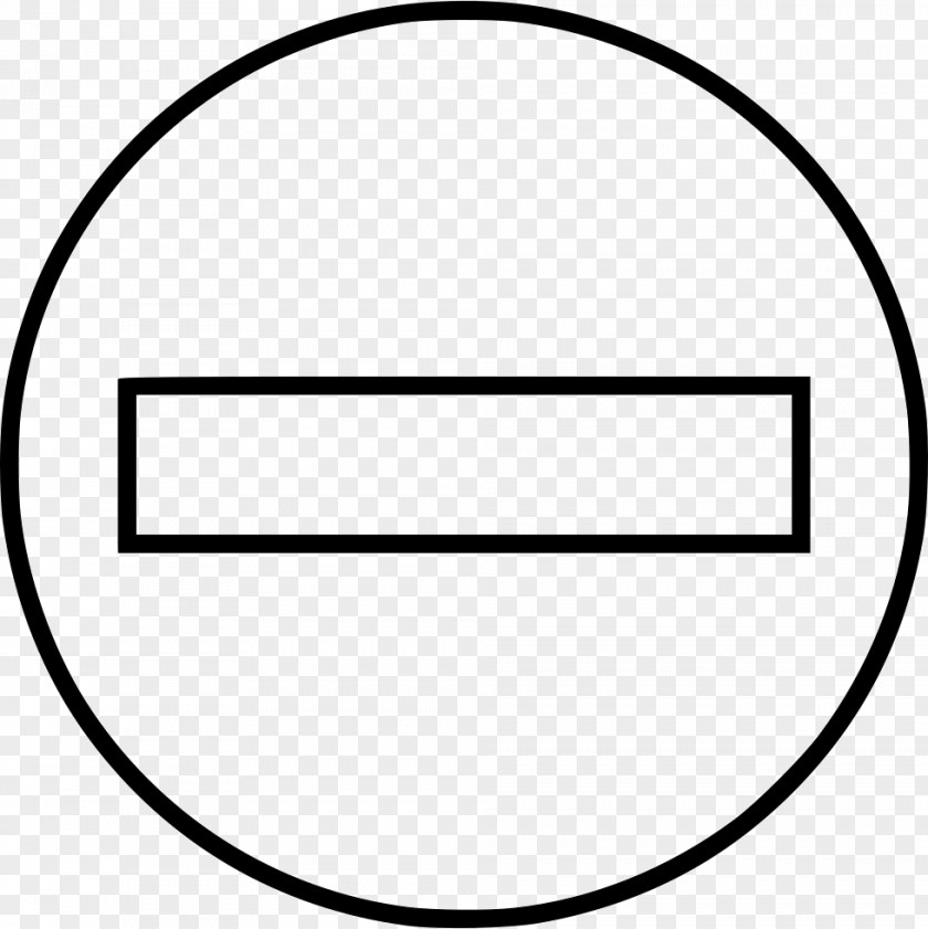 Minus Circle White Angle Number Line Art PNG