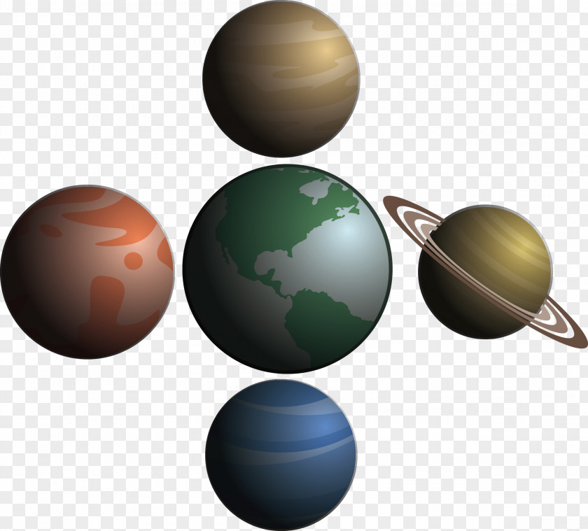 Planet Realistic Vector Material Euclidean PNG