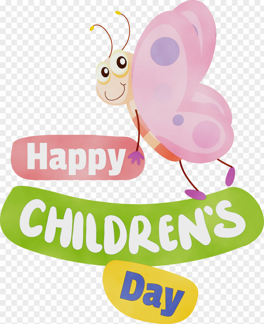 Butterflies Cartoon Balloon Logo Pink M PNG