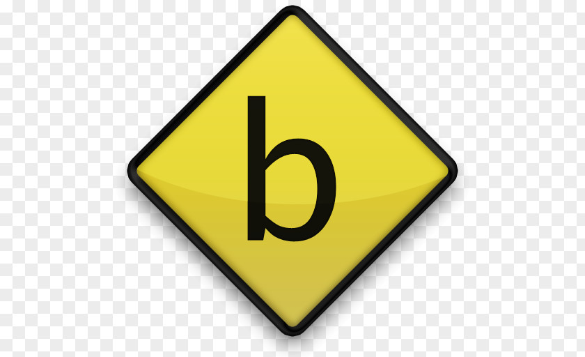 Vector Letter B Icon Traffic Sign Road Pedestrian Crossing PNG