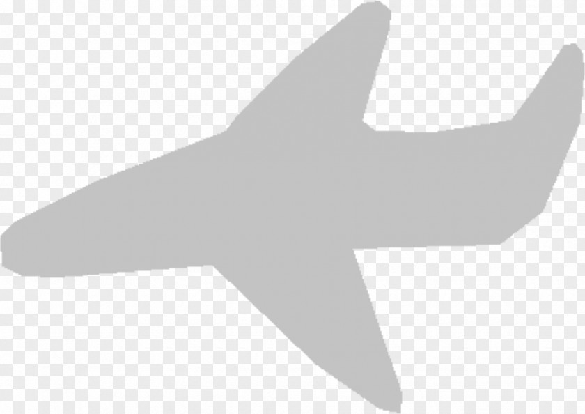 Airplane Line Finger Angle Font PNG