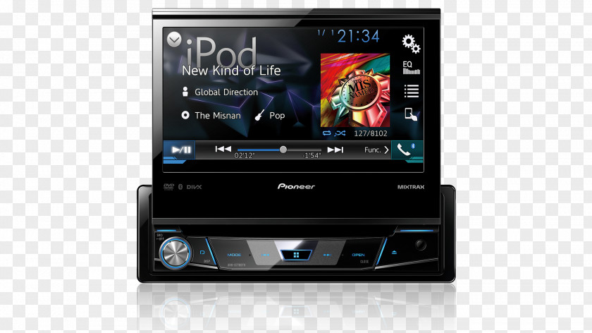 Dvd GPS Navigation Systems ISO 7736 Vehicle Audio Touchscreen AV Receiver PNG