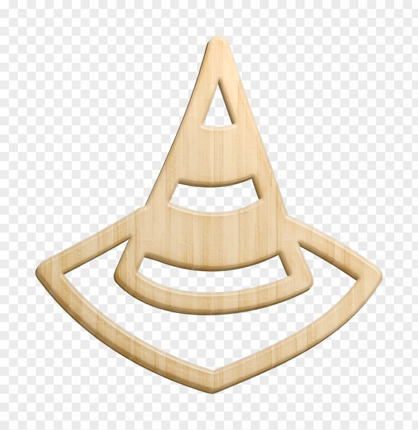 Hand Drawn Icon Traffic Cone For Tool PNG