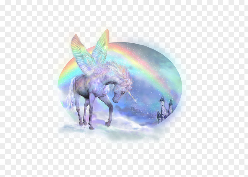 Unicorn Rainbow Mouse Mats Legendary Creature PNG