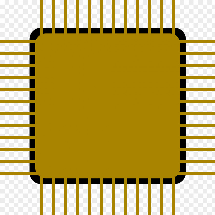 Core CPU Central Processing Unit Electronic Component Icon PNG