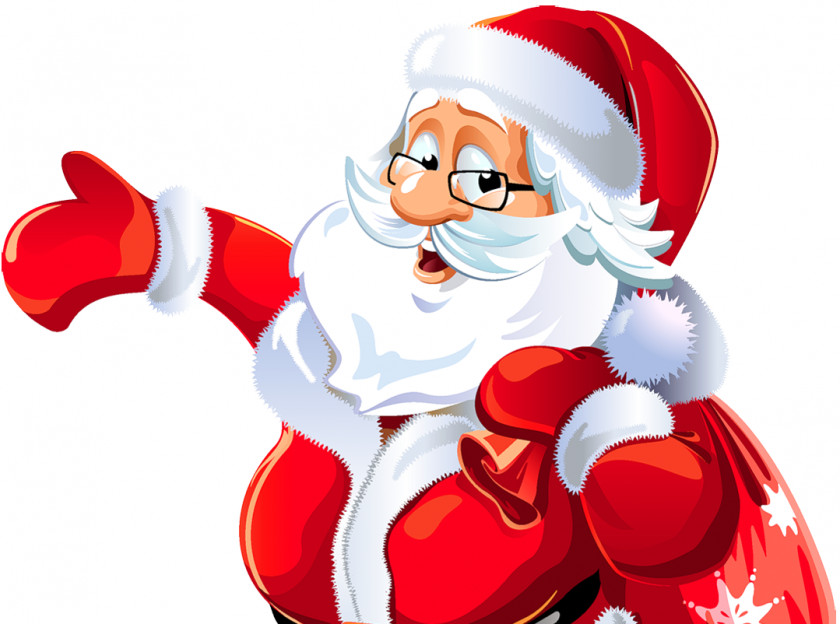 Excavating Cliparts Christmas Santa Claus Rudolph Clip Art PNG
