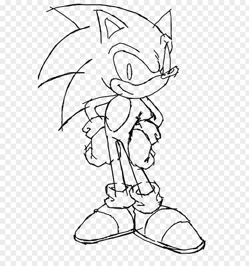 Hedgehog Drawing Line Art Sonic The Heroes Shadow PNG