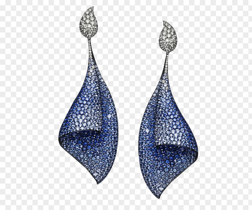 Jewellery Earring Gemstone Sapphire Diamond PNG