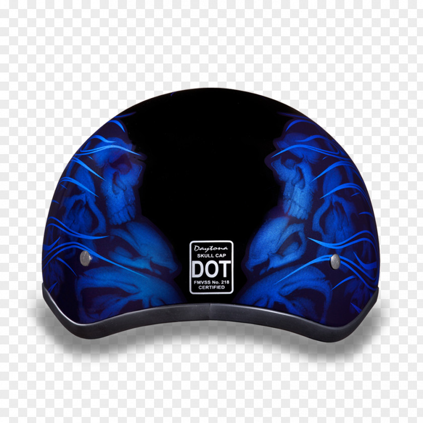BLUE FLAME Motorcycle Helmets Bicycle Cap Daytona PNG