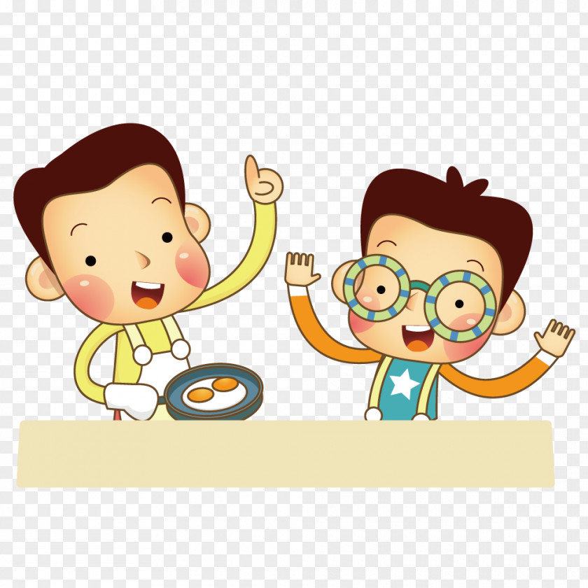 Father To The Children Cook Illustration PNG
