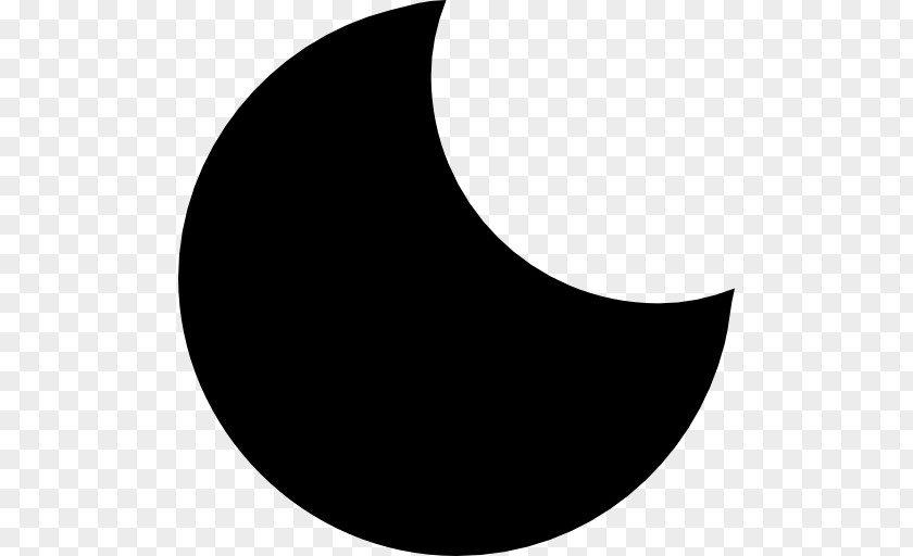 Moon Phase Supermoon Crescent Symbol Circle Lunar PNG
