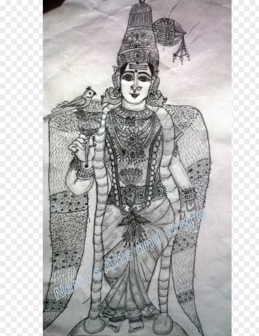 Painting Drawing Meenakshi Sketch PNG