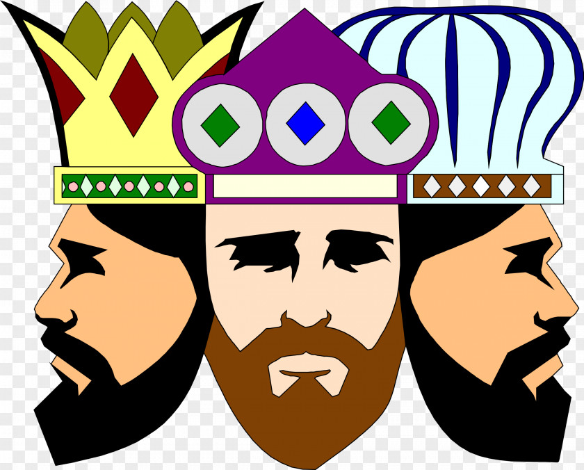 Three Jesus Biblical Magi Epiphany Christmas Clip Art PNG