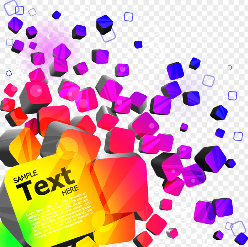 Colorful Technology Background PNG