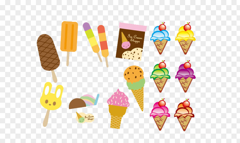 Dessert Ice Cream Cone Milk PNG