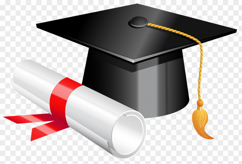 Graduation Cap And Diploma Clipart Picture Ceremony Download School Clip Art PNG