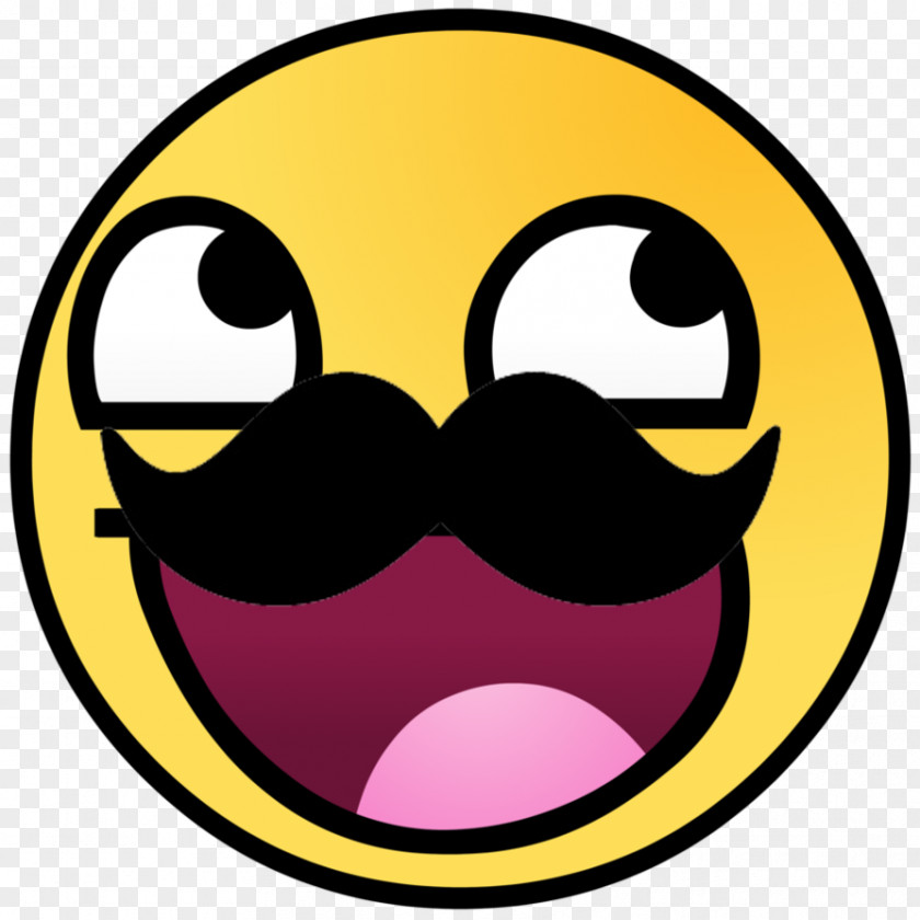 Smiley Face With Mustache And Thumbs Up Moustache Emoticon Clip Art PNG