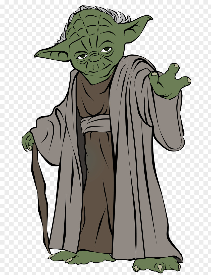 Star Wars Clipart Yoda Cartoon Image Drawing Clip Art PNG