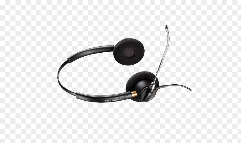 Wired Headset Microphone Headphones Plantronics EncorePro HW520 Ear PNG