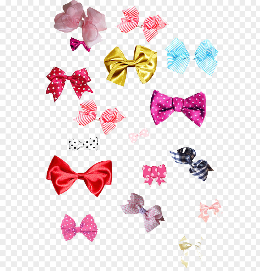 All Kinds Of Bows Illustration PNG