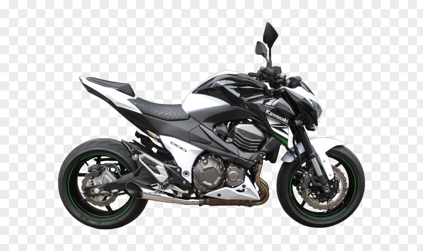 Car Exhaust System Kawasaki Z800 Motorcycle Muffler PNG